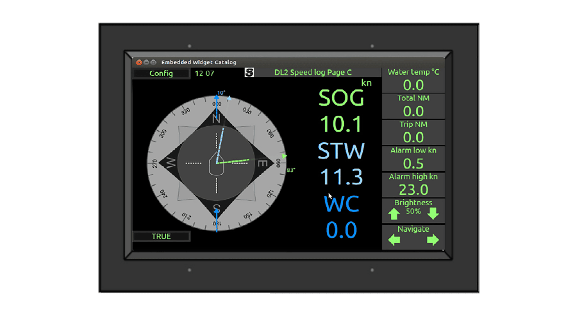 SPEED LOG SKIPPER DL2