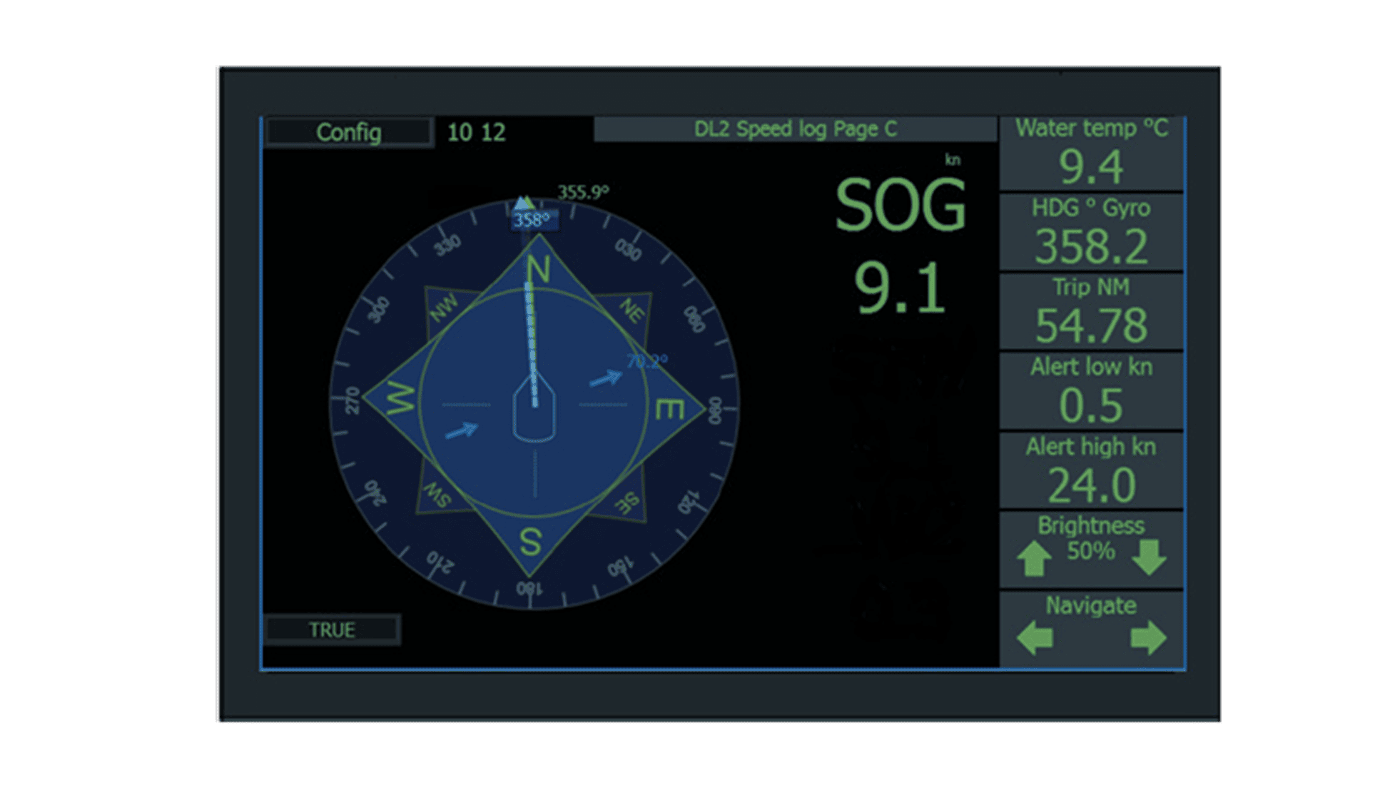 SPEED LOG SKIPPER DL21