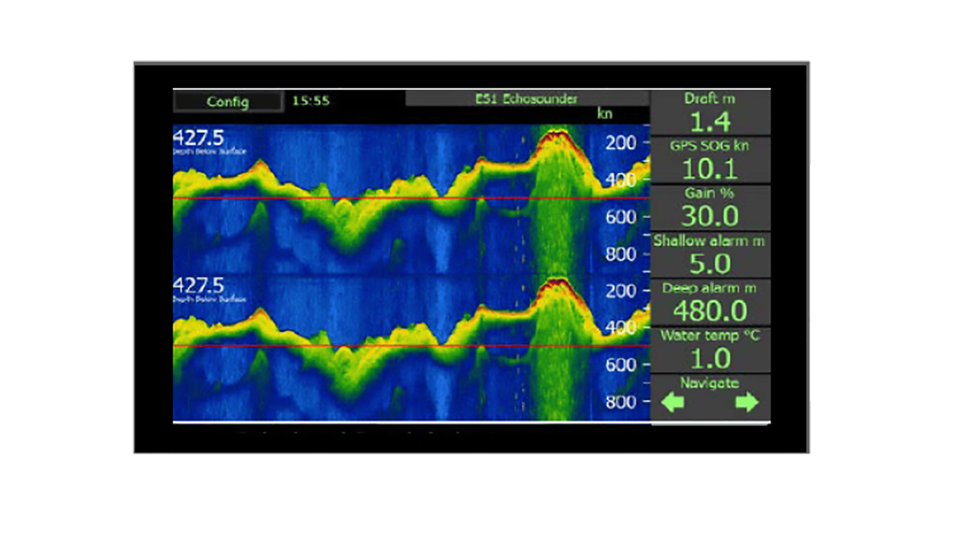 ECHOSOUNDER SKIPPER ESN200 IMO Wheelmarked Echo Sounder